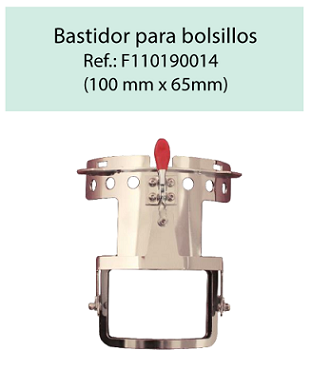 BASTIDOR ALFA 1500 PARA BOLSILLOS   ( 100 mm X 65 mm )
